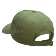 Bowser Silhouette Embroidered Low Profile Dyed Cotton Twill Cap