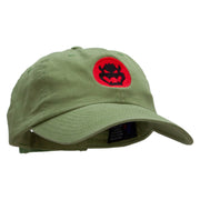 Bowser Silhouette Embroidered Low Profile Dyed Cotton Twill Cap