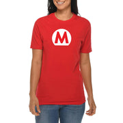 Super Mario World Characters Graphic Design Deluxe Jersey T-Shirt