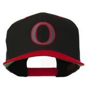 Greek Alphabet OMICRON Embroidered Cap