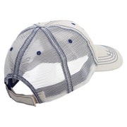 Bat Boo Embroidered Low Profile Special Cotton Mesh Cap - Khaki OSFM