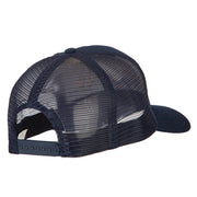 US Coast Guard Logo Embroidered Solid Cotton Mesh Pro Cap