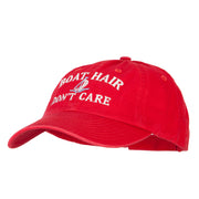 Boat Hair Don't Care Embroidered Low Profile Cotton Cap