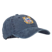 US Coast Guard Retired Anchors Embroidered Washed Cotton Cap