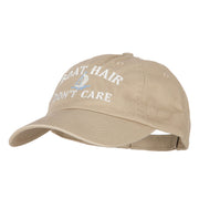 Boat Hair Don't Care Embroidered Low Profile Cotton Cap