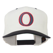 Greek Alphabet OMICRON Embroidered Cap