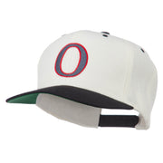 Greek Alphabet OMICRON Embroidered Cap