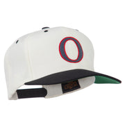 Greek Alphabet OMICRON Embroidered Cap