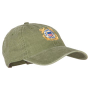 US Coast Guard Retired Anchors Embroidered Washed Cotton Cap