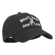 Boat Hair Don't Care Embroidered Low Profile Cotton Cap