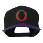 Greek Alphabet OMICRON Embroidered Cap