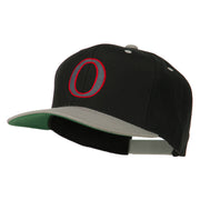 Greek Alphabet OMICRON Embroidered Cap