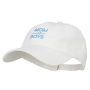 Mom of Boys Embroidered Unconstructed Cap