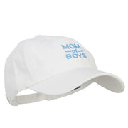 Mom of Boys Embroidered Unconstructed Cap