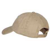 Trinidad Flag Map Embroidered Washed Cotton Twill Cap