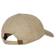 Trinidad Flag Map Embroidered Washed Cotton Twill Cap