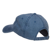 Moon Bats Halloween Embroidered Washed Cap