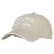 Boat Hair Don't Care Embroidered Washed Cotton Twill Cap