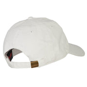 Trinidad Flag Map Embroidered Washed Cotton Twill Cap