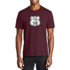 Route US 50 Graphic Men's Fan Port & Company Performance Blend Crew Neck T-Shirt