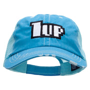 1up Embroidered Low Profile Special Cotton Mesh Cap