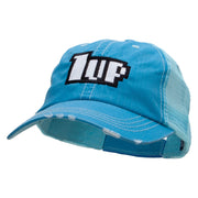 1up Embroidered Low Profile Special Cotton Mesh Cap