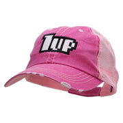 1up Embroidered Low Profile Special Cotton Mesh Cap