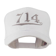 714 Orange County Area Code Embroidered Cap