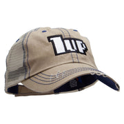 1up Embroidered Low Profile Special Cotton Mesh Cap