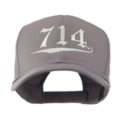 714 Orange County Area Code Embroidered Cap