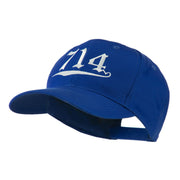 714 Orange County Area Code Embroidered Cap