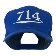 714 Orange County Area Code Embroidered Cap