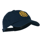 Circular Oriental Design Embroidery Cap