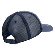 U.S. Army Cavalry Collar Insignia Embroidered Low Profile Special Cotton Mesh Cap - Navy OSFM