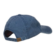 Golden Fish Embroidered Washed Cap