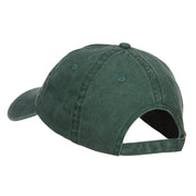 Golden Fish Embroidered Washed Cap