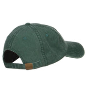 Golden Fish Embroidered Washed Cap