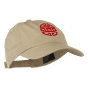 Circular Oriental Design Embroidery Cap