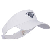 Diamond Outline Embroidered Visor