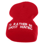 I'd Rather Be Ghost Hunting Long Beanie