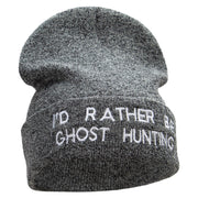 I'd Rather Be Ghost Hunting Long Beanie