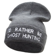 I'd Rather Be Ghost Hunting Long Beanie