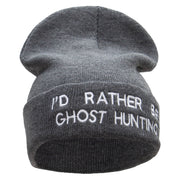 I'd Rather Be Ghost Hunting Long Beanie