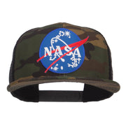 NASA Insignia Patched Camo Mesh Snapback