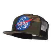 NASA Insignia Patched Camo Mesh Snapback