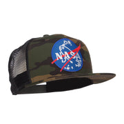 NASA Insignia Patched Camo Mesh Snapback