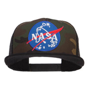 NASA Insignia Patched Camo Mesh Snapback