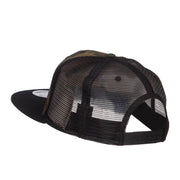 NASA Insignia Patched Camo Mesh Snapback