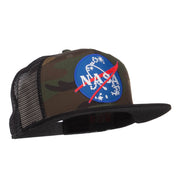 NASA Insignia Patched Camo Mesh Snapback