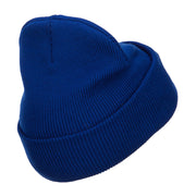 Old English Swag Embroidered Long Beanie